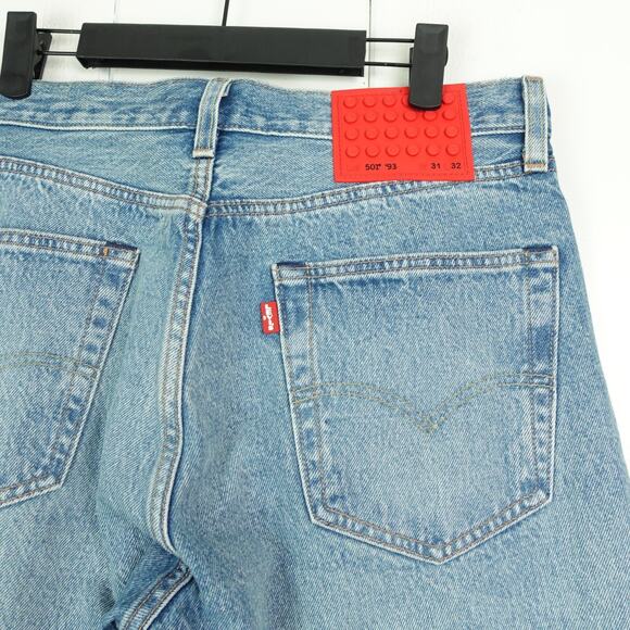 Levis x Lego Jeans Mens SZ 31/32 501 '93 Straight Leg Regular Classic Fit Casual - Picture 11 of 16